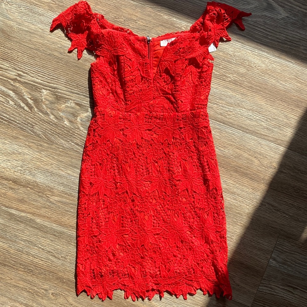 ASTR the label red dress